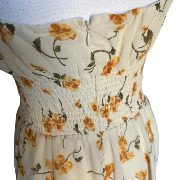 Reformation Elyse Floral Mini Dress - Size 12 - Picture 7 of 13